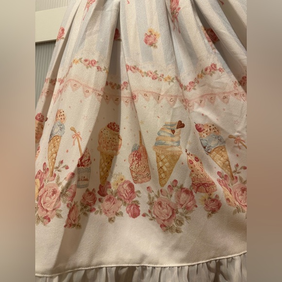 LIZ LISA ICE CREAM BLUE SLEEVELESS dress - Picture 3 of 5